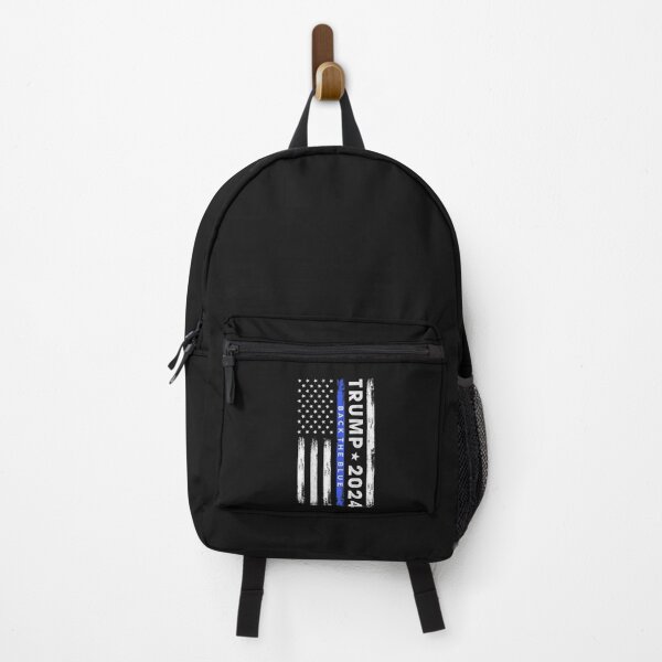 Item preview, Pro Trump 2024 Back The Blue Thin Blue Line American Flag designed and sold by SeppeGoffin.