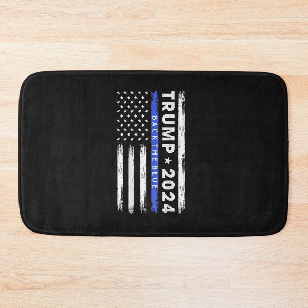 Item preview, Pro Trump 2024 Back The Blue Thin Blue Line American Flag designed and sold by SeppeGoffin.