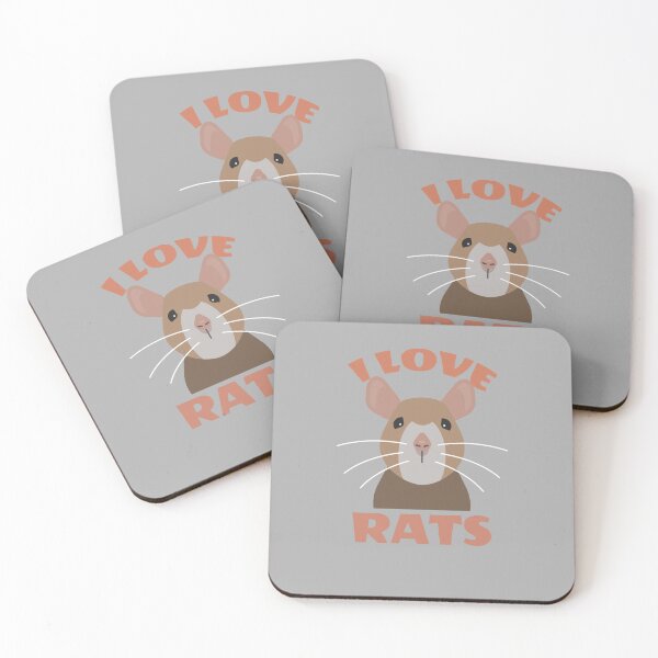 Item preview, Little Cute Rat: I Love Rats designed and sold by JanooFactory.