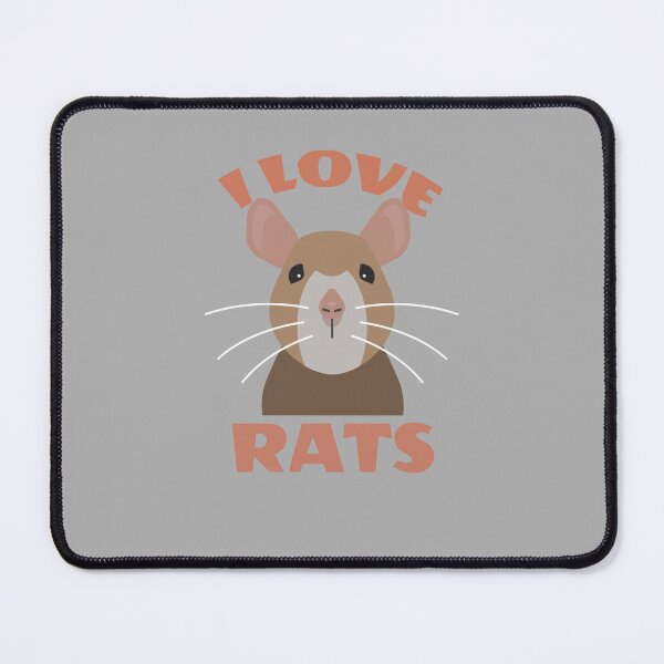 Item preview, Little Cute Rat: I Love Rats designed and sold by JanooFactory.