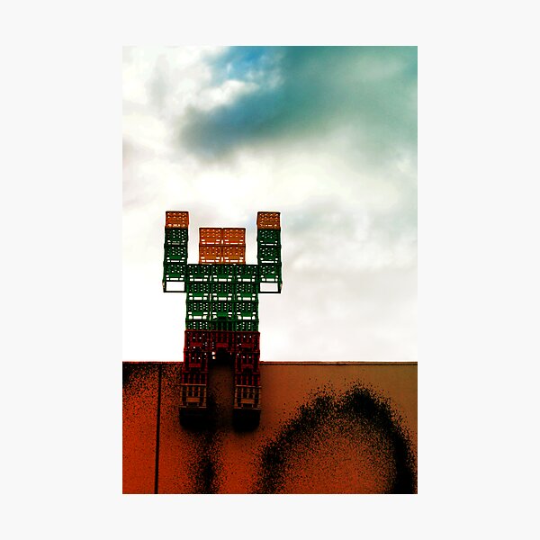 Crate Man! Photographic Print