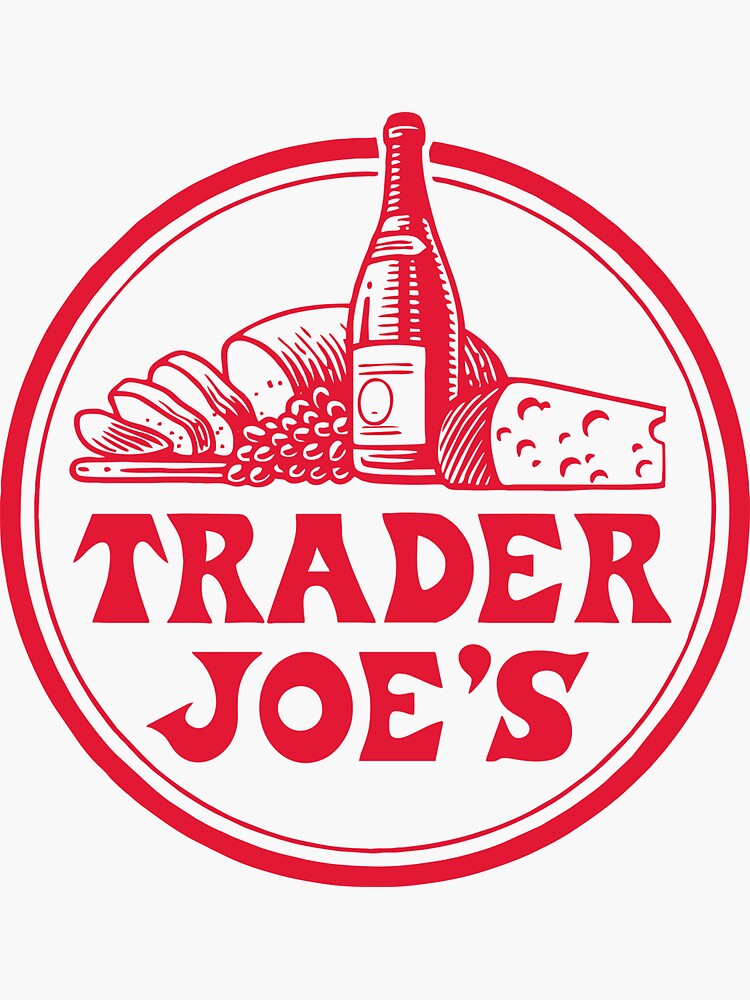 quot TRADER JOES LOGO quot Sticker by MariaBiggs710 Redbubble