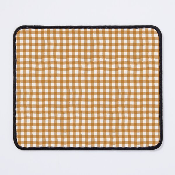 Item preview, Gingham - ochre designed and sold by Chelsea Jay.