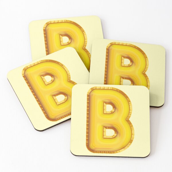 Item preview, Golden Balloon Alphabet latter B designed and sold by TheBrotherHouse.