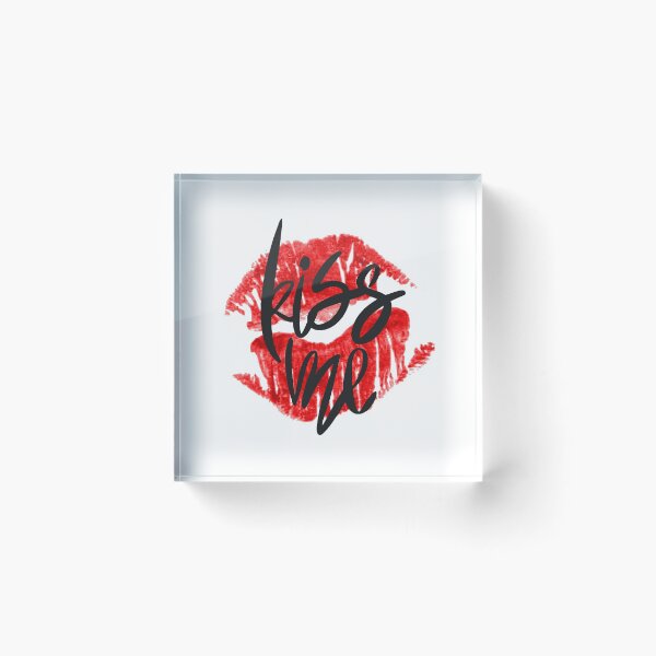 Item preview, Kiss Me - lettering and lipstick imprint designed and sold by AnastasiiaM.