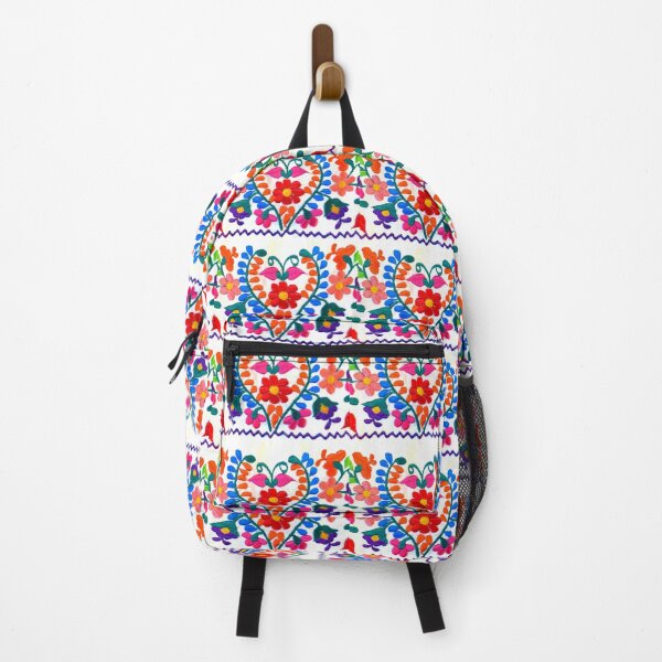 Item preview, Mexican Red Blue Flowers designed and sold by TinaSalazar.