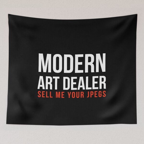 Item preview, Modern art dealer sell me your jpegs / eat sleep nft repeat designed and sold by Artocity99.