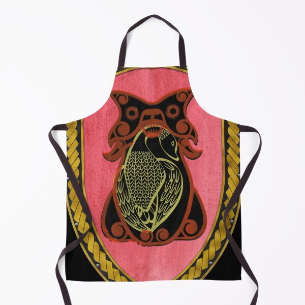 Item preview, Onset (Shield gold Celtic Rope on black leather) designed and sold by Swabcraft.