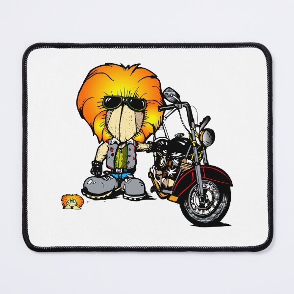 Item preview, Chopper Charlie Clamkin Family Cartoon with Harley Motorcycle -  designed and sold by Bruce Ingrassia.