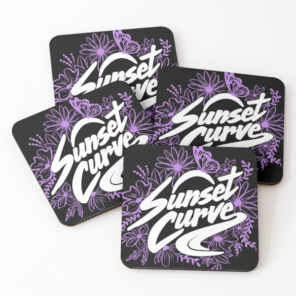 Item preview, Sunset Curve - Purple Florals designed and sold by JeisIt6009.
