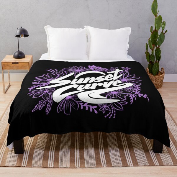 Item preview, Sunset Curve - Purple Florals designed and sold by JeisIt6009.