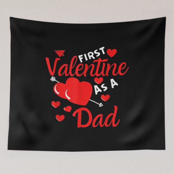 Item preview, First Valentine As A Dad Funy Valentine's Day Pregnancy  designed and sold by tomekae.