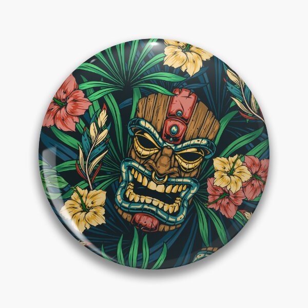 Item preview, Hawaiian Tikki Mask designed and sold by Vector Scout Lab.