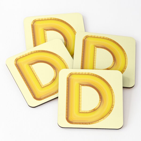 Item preview, Golden Balloon Alphabet latter D designed and sold by TheBrotherHouse.