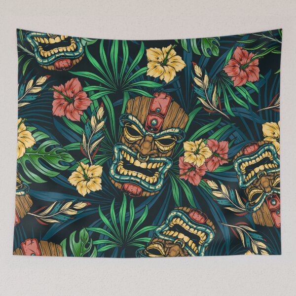 Item preview, Hawaiian Tikki Mask designed and sold by Vector Scout Lab.