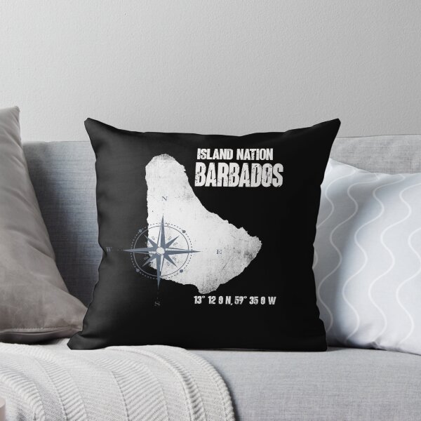 Item preview, Barbados Travel Island Coordinates Map designed and sold by sbachstroem.