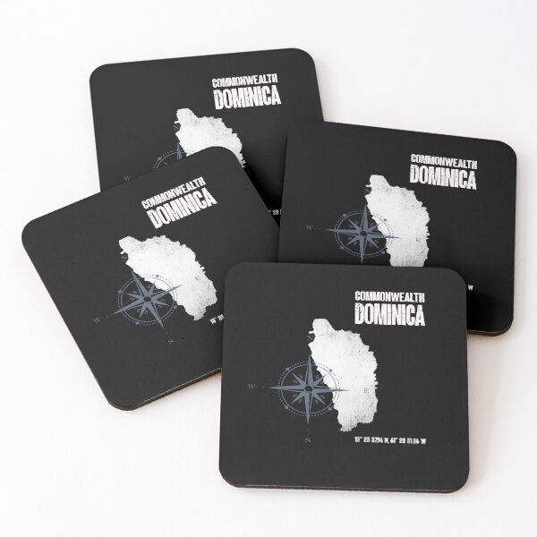Item preview, Dominica Travel Island Coordinates Map designed and sold by sbachstroem.
