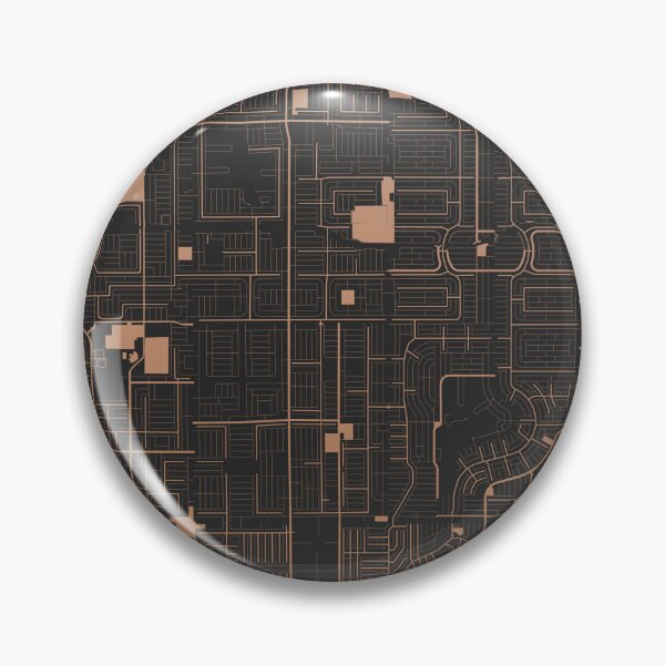 Item preview, Cape Coral Chocolate color Map Art Florida USA designed and sold by EpicMaps.