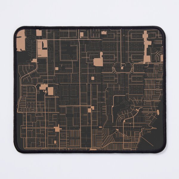 Item preview, Cape Coral Chocolate color Map Art Florida USA designed and sold by EpicMaps.