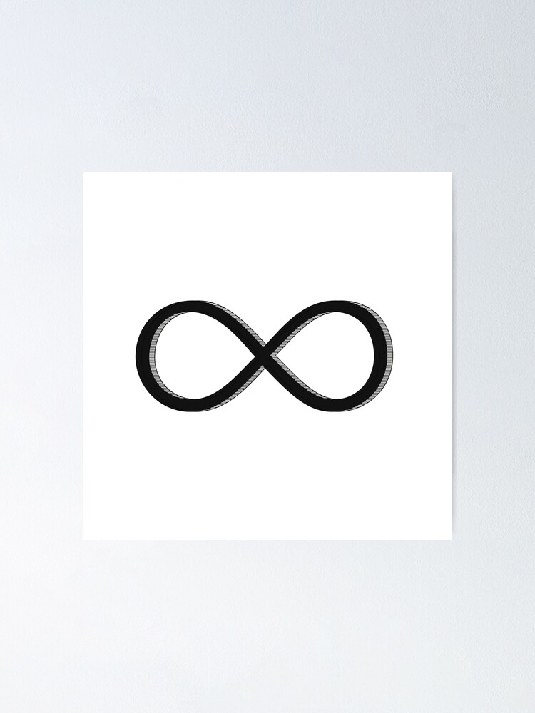 Alternate view of Black Infinite Poster