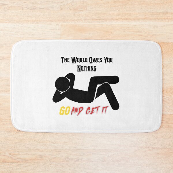 Item preview, The World Owes You Nothing designed and sold by ArtCollectables.