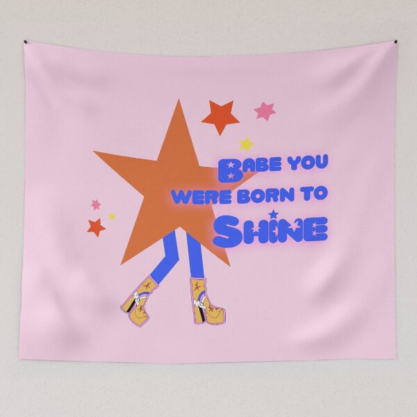Item preview, Groovy Babe Born to Shine Star Funky Shoes designed and sold by AshTreeCrtvCo.