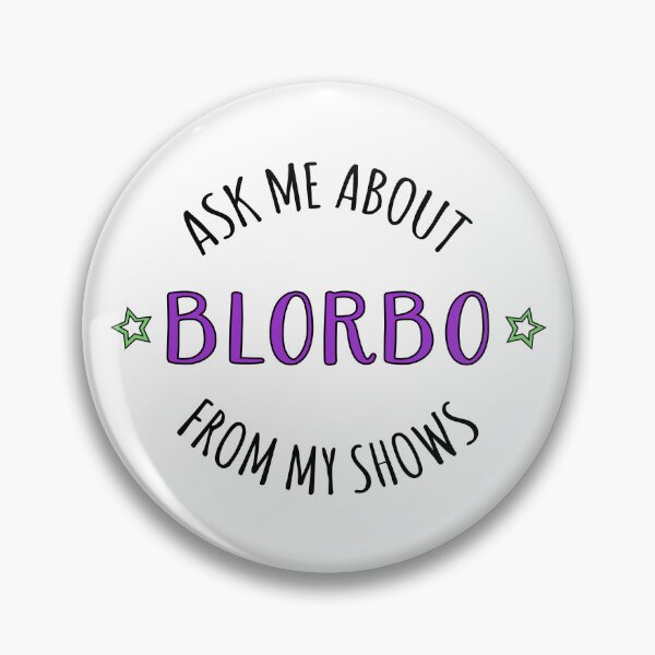 Item preview, Ask Me About Blorbo From My Shows purple/stars version designed and sold by Antares Versatile Arts.