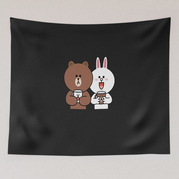 Item preview, Cute brown bear cony bunny rabbit lovers Classic T-Shirt designed and sold by PaulLinnemann.