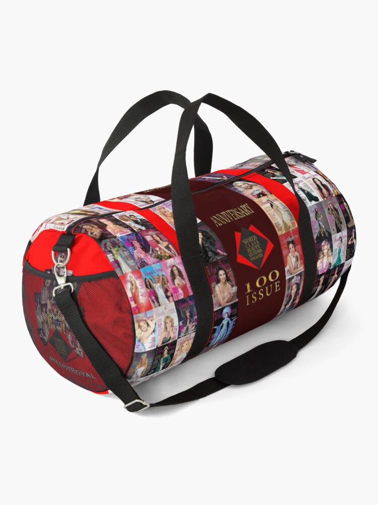 Thumbnail 2 of 3, Duffle Bag, World Class Beauty Queens Magazine, Issue 100 Anniversary Duffle Bag designed and sold by dtokarzewski.