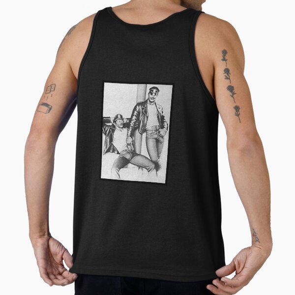 Gay Cops Tom Of Finland Tof Mens T-Shirt Casual Cotton Tees