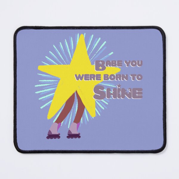 Item preview, Groovy Babe Born to Shine Star Roller Skating  designed and sold by AshTreeCrtvCo.