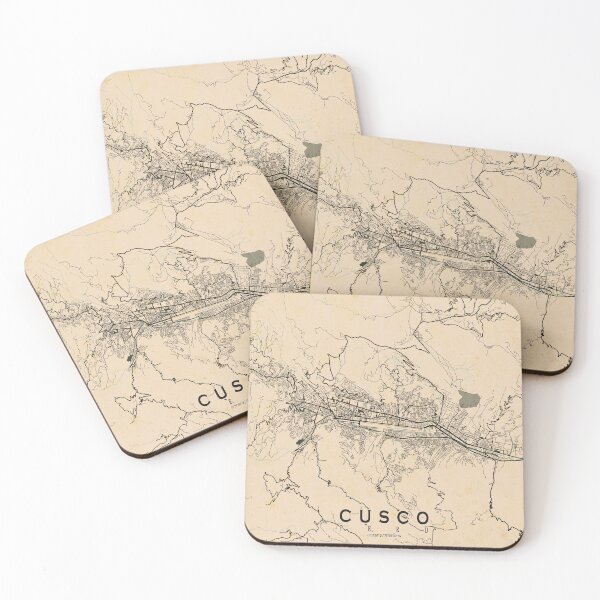 Item preview, Cusco City Map of Peru - Vintage designed and sold by deMAP.