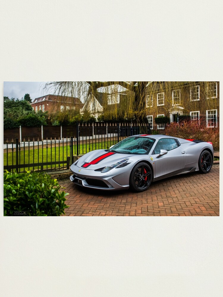 Ferrari 458 Speciale Aperta Photographic Print By Ricoliu Redbubble