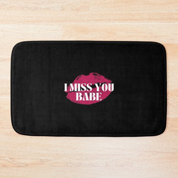 Item preview, I MISS YOU BABE - romantic lipstick kiss  designed and sold by MiKy1997.
