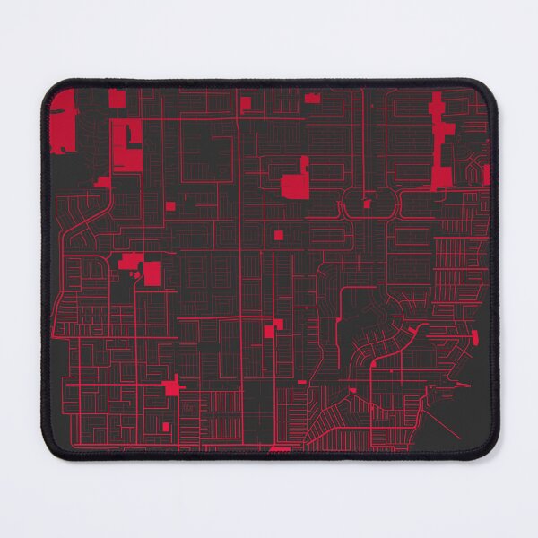 Item preview, Cape Coral red wine color Map Art Florida USA designed and sold by EpicMaps.