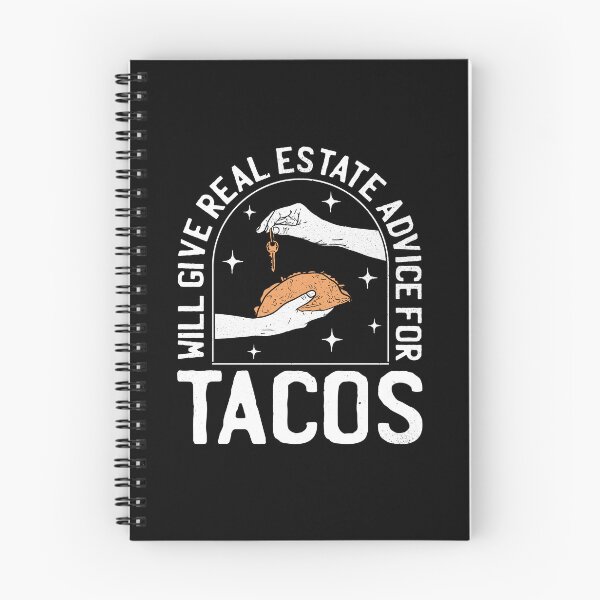 Item preview, Will give real estate advice for tacos designed and sold by OODHA.