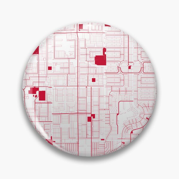 Item preview, Cape Coral red wine color Map Art Florida USA designed and sold by EpicMaps.