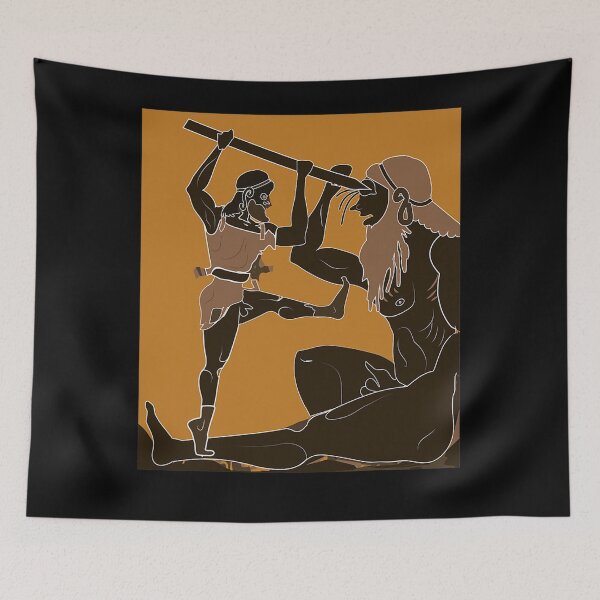 Item preview, Cyclops and Odysseus T-Shirt Greek Mythology Ancient Greece designed and sold by JesseAdley.