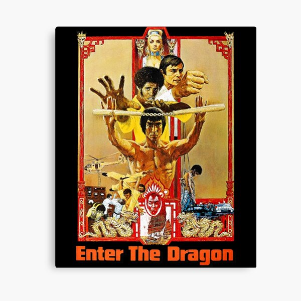 Enter the Dragon T-Shirt Canvas Print