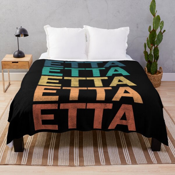 Aperçu de l'œuvre Etta Name T Shirt - Etta Vintage Retro Name Gift Item Tee T-Shirt créée et vendue par JesseAdley.