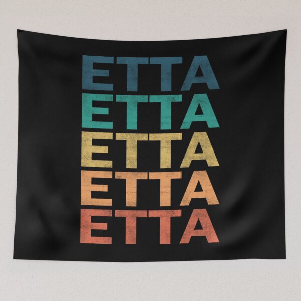 Item preview, Etta Name T Shirt - Etta Vintage Retro Name Gift Item Tee T-Shirt designed and sold by JesseAdley.