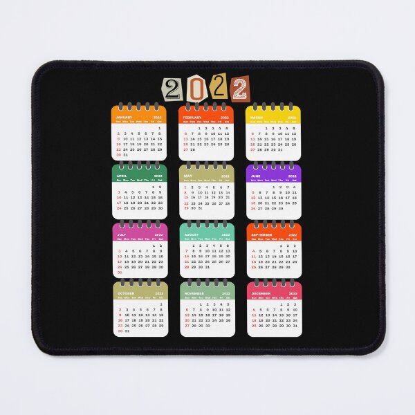 Item preview, 2022 colorful calendar designed and sold by D/Art ⭐⭐⭐⭐⭐.