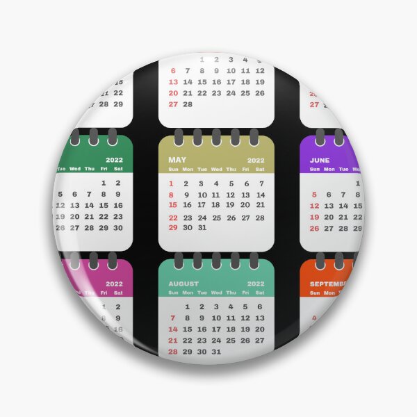 Item preview, 2022 colorful calendar designed and sold by D/Art ⭐⭐⭐⭐⭐.