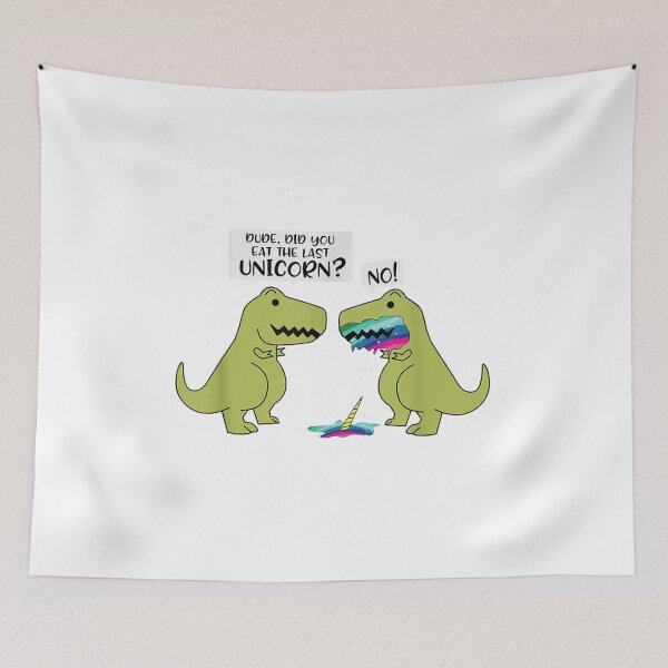 Item preview, Funny Did You Eat The Last Unicorn Dinosaur designed and sold by roseanger.