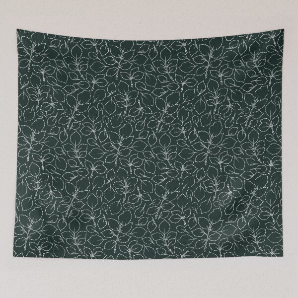 Item preview, Green leaves. Line art. Hand-drawn illustration. designed and sold by Trilisti.