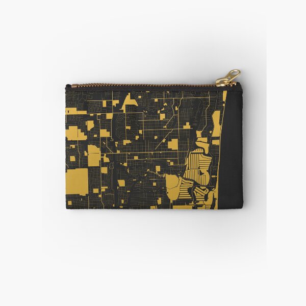 Item preview, Fort Lauderdale Florida USA Black Gold Map Art designed and sold by EpicMaps.