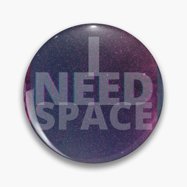 Item preview, I Need Space - Blue, Pink Galaxy 4 designed and sold by Quirkdom.