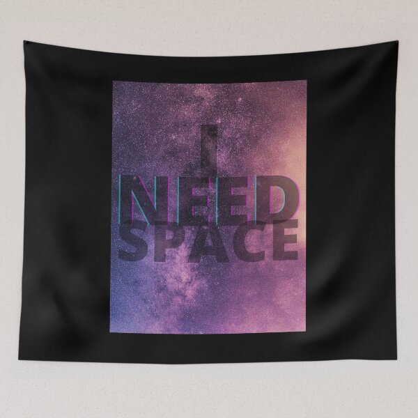 Item preview, I Need Space - Blue, Pink Galaxy 5 designed and sold by Quirkdom.