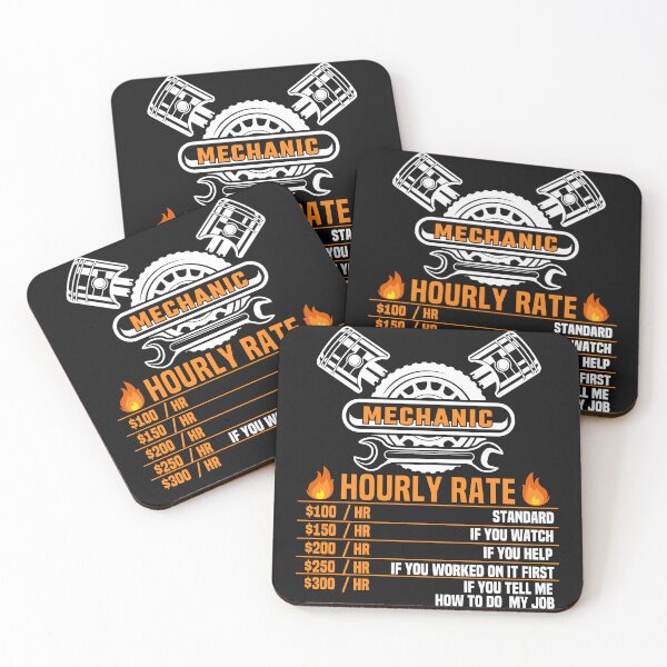 Item preview, Funny Mechanic Hourly Rate Labor Rates Shirt designed and sold by PuPPuB.