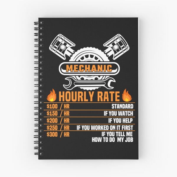 Item preview, Funny Mechanic Hourly Rate Labor Rates Shirt designed and sold by PuPPuB.